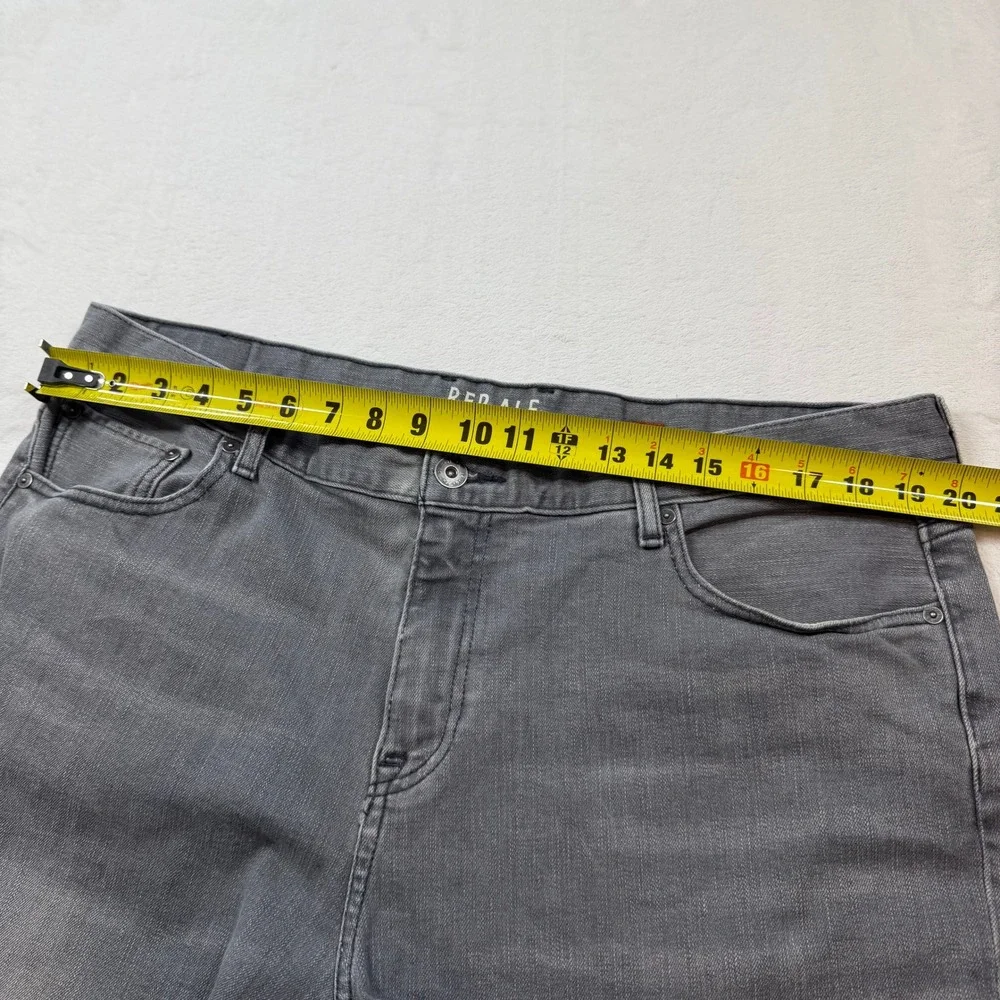 Red Ale by Alesbury Jeans Mens 40x30 Washed Grey Good Straight Leg MW20064-RX